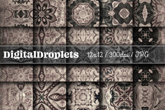 Antique Tiled Papers Vol. 1 | Collection