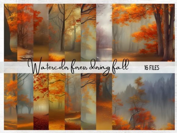 Autumnal Aesthetics: Elevating Projects with Fall Watercolor Backgrounds