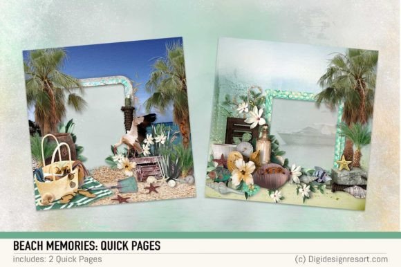 Beach Memories Quick Pages: Design with Coastal Charm