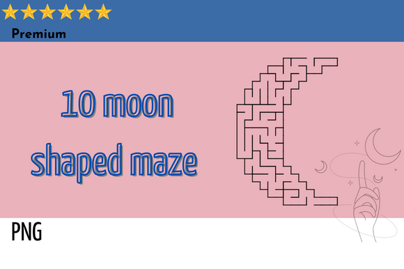 Creative Applications of Moon Shaped Maze Design