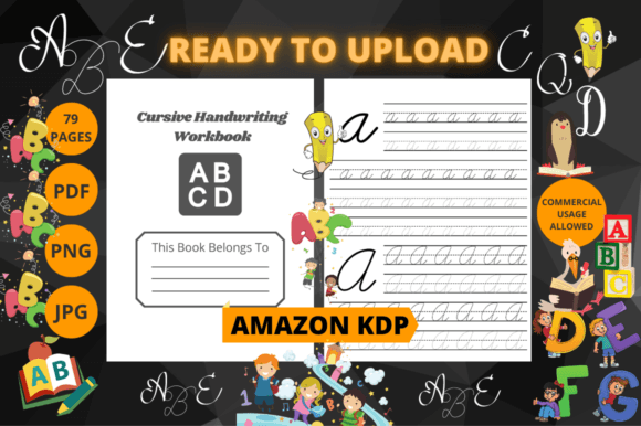 Cursive Handwriting Workbook for Kids V2: Design & Application