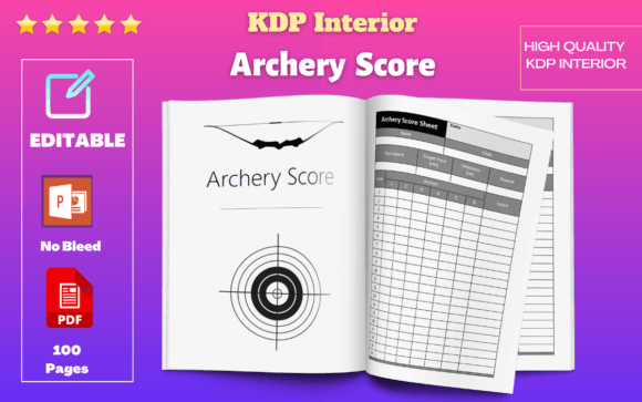 Editable Archery Score Logbook: A Designer's Asset