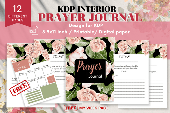 Elevate Your Creative Projects with Prayer Journal Digital Paper