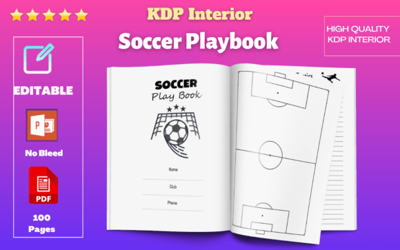 Soccer Playbook: A Designer's Template for Visual Strategy