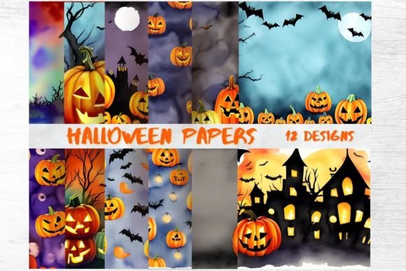 Watercolor Halloween Illustrations: Elevate Your Seasonal Designs